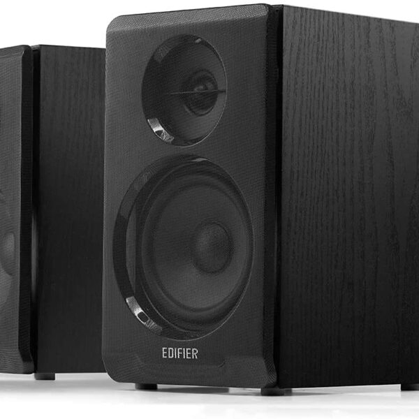 Edifier R33BT 10 Watt 2.0 Channel Wireless Bluetooth Bookshelf Speaker (Black)