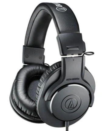 Audio-Technica Ath-M20X Professional Monitor Headphones (Black)